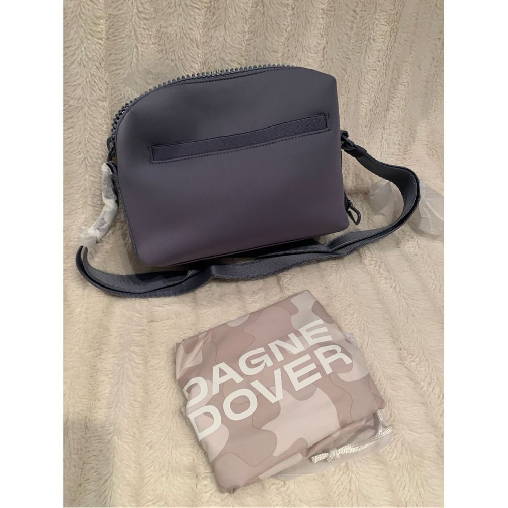 NWT Dagne Dover Micah Neoprene Crossbody Bag in Ash Blue LIMITED EDITION - Picture 6 of 8